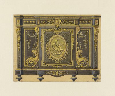 Design of a Cabinet in the Louis XVI Style by Unbekannt Unbekannt